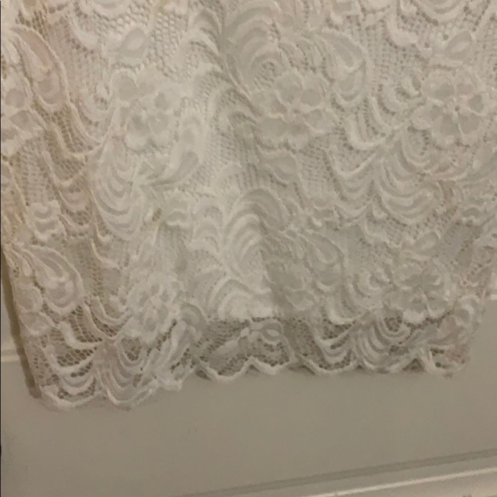 White Cocktail Dress - Picture 3 of 3
